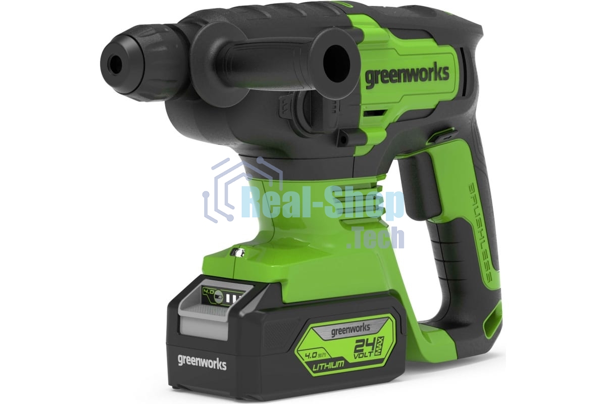Перфоратор аккумуляторный GreenWorks GD24SDS2 24В (3803007)