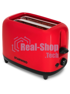 Тостер Starwind ST7003 700Вт красный/черный