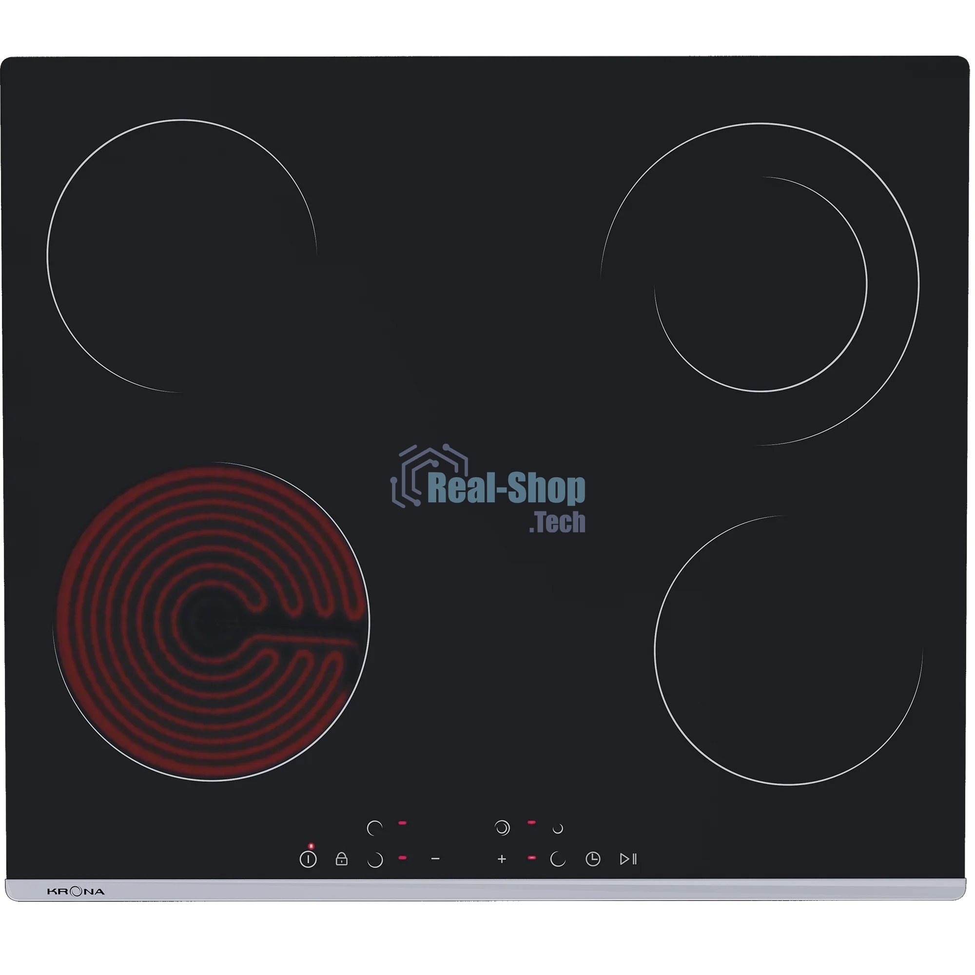 Электрическая варочная панель Krona LUNA 60 BL/S K черный