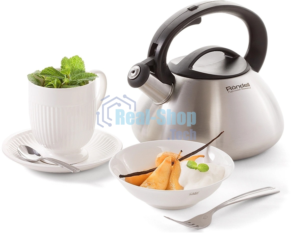 Чайник металлический Rondell Sieden RDS-088 3 л, стальной