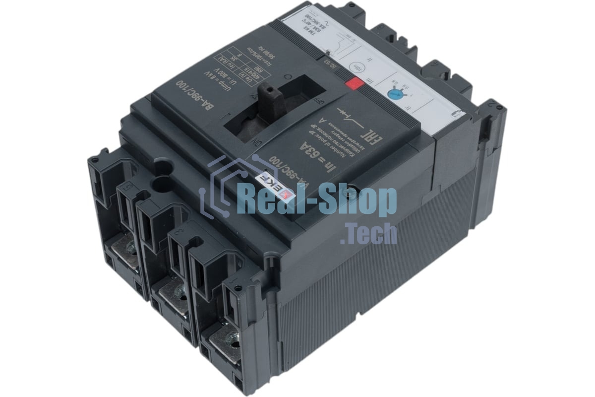 Выключатель автоматический EKF PROxima mccb99C-100-63 3п 100/63А 36кА ВА-99C Compact NS