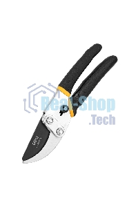 Секатор Deli DL580204 Размер 200 мм. Макс диаметр резки 15 мм. Сталь 55С. Термообработанная поверхность. Тефлоновая уплотненная пластиковая ручка.