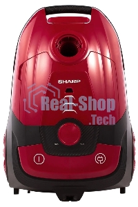 Пылесос Sharp ECKB19RR, красный/черный, 350/1900 Вт, уборка сухая, пылесборник мешок 2.3 л