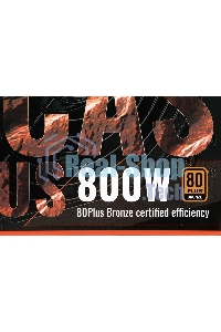 Блок питания Aerocool/Formula KCAS-800W, 800Вт, PLUS 80 PLUS Bronze, 120мм, черный
