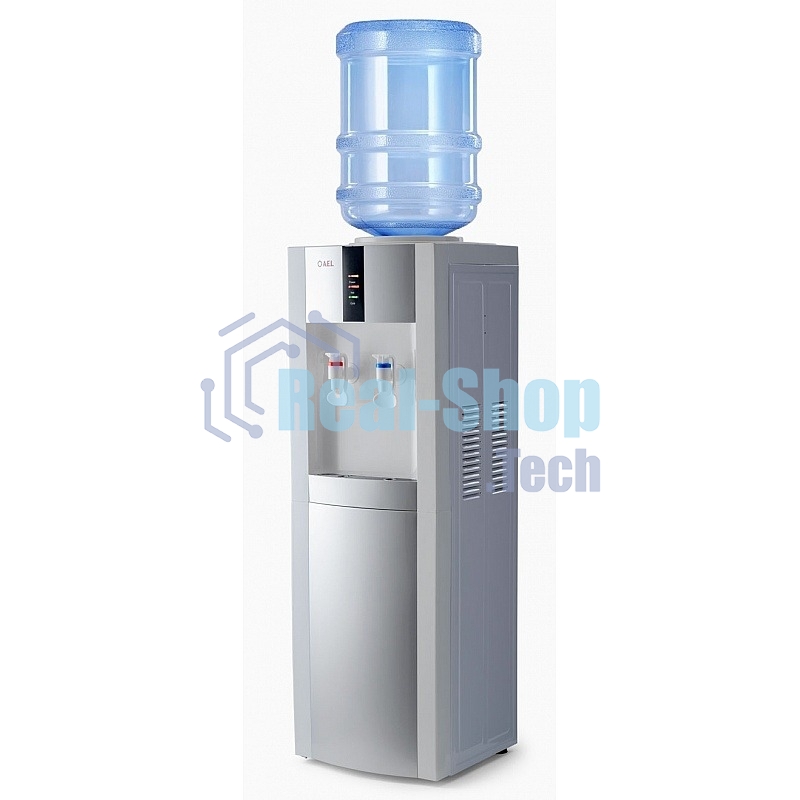 Кулер AEL LD-AEL-47 напольный электронный белый/серебристый