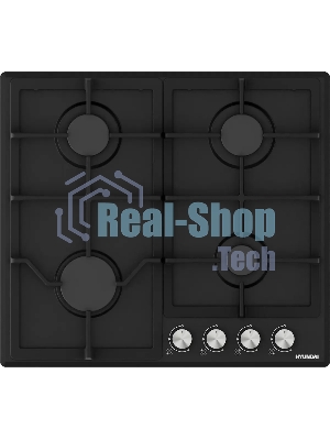 Газовая варочная панель Hyundai HHG 6432 BK черный