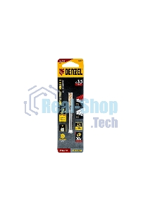 Сверло спиральное по металлу Denzel 3,5 x 70мм, Р6М5, Golden Tip, 2 шт.