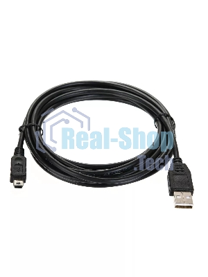 Кабель USB 2.0 A-->mini-B 5P (3,0м) черный, Telecom <TC6911BK-3.0M>