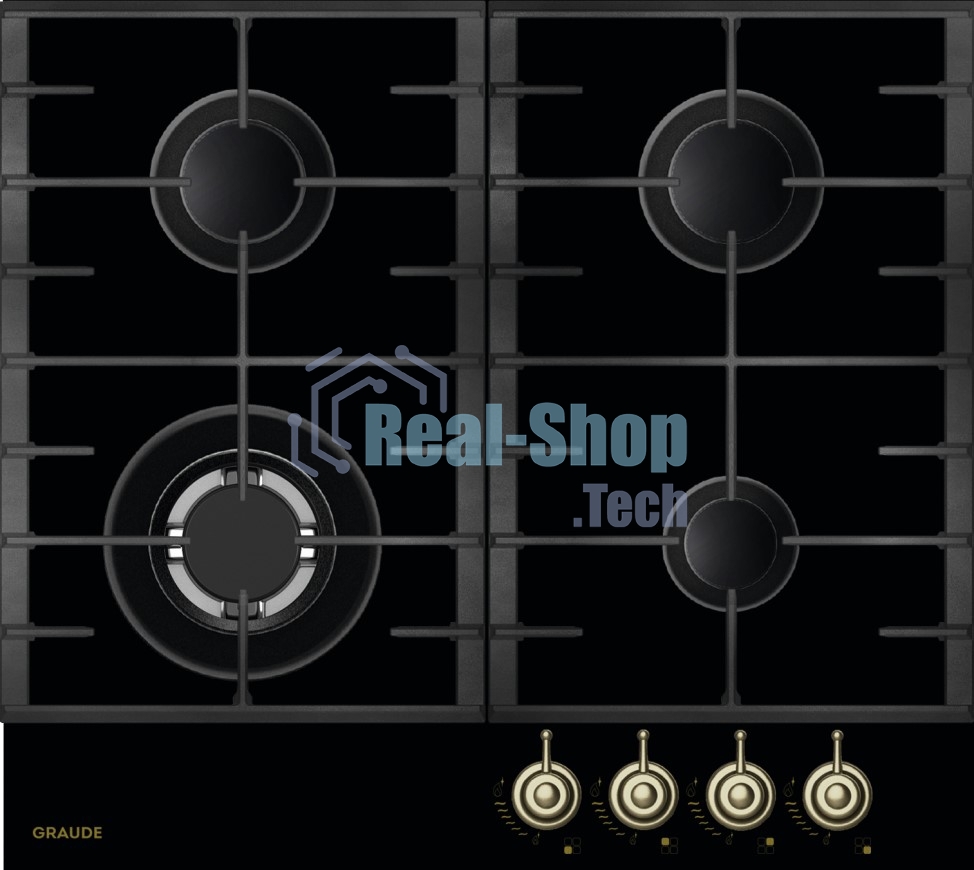 Газовая варочная панель Graude GSK 60.1 S черный