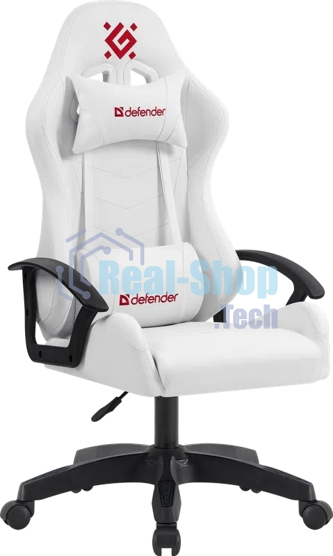 Кресло игровое Defender Lion белый, класс 2, PU