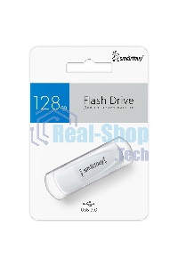 Флешка USB Smartbuy Scout white (SB128GB3SCW), 128Gb, USB 3.0, R/W 100/40, белый