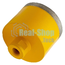 Сверло алмазное по керамограниту Denzel 75мм мокрое резание, М14 72695