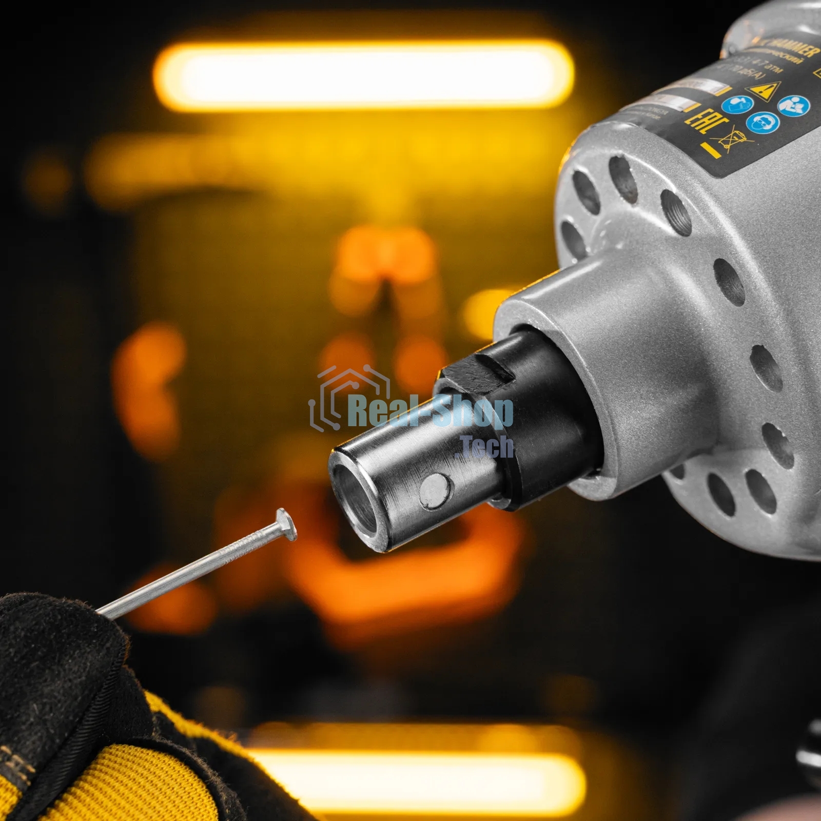 Пневматический молоток Denzel HP120 для одиночных гвоздей до 120 мм