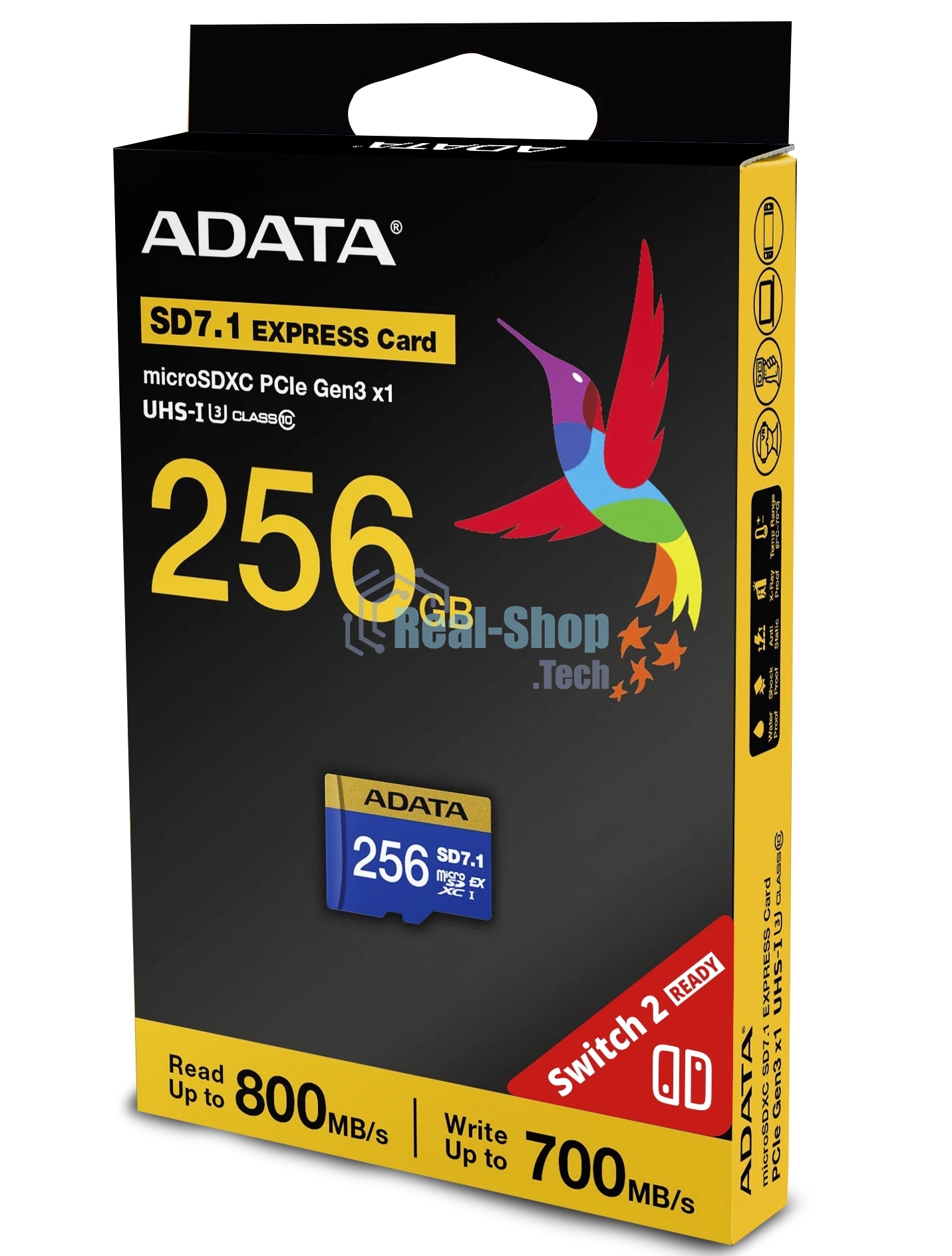 Флеш карта SD 256Gb ADATA Premier Extreme SDXC Class 10 UHS-I U3 V30S 800/700 MB/s (UD256GEX3L1-C)