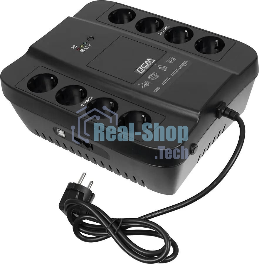 Источник бесперебойного питания Powercom Spider SPD-850U 510Вт 850ВА черный