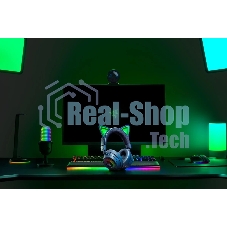 Гарнитура Razer Kraken Kitty V3 Pro чёрный, беспроводная + проводная, радиоканал, до 70 ч, подсветка
