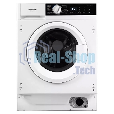 Стиральная машина MAUNFELD MBWM1486STWH, белая, загрузка фронтальная 8кг, 1400 об/мин., класс: A