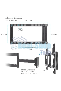 Кронштейн для телевизора Kromax GALACTIC-61 черный 32