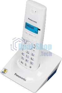 Телефон беспроводной (DECT) Panasonic KX-TG1711RUW (белый) АОН, Caller ID,12 мелодий звонка,подсветка дисплея,поиск трубки