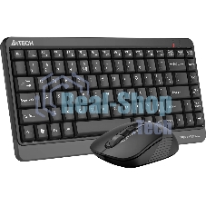 Комплект клавиатура+мышь A4Tech FStyler FG1110 беспроводной, USB, 2000 DPI, чёрный/серый