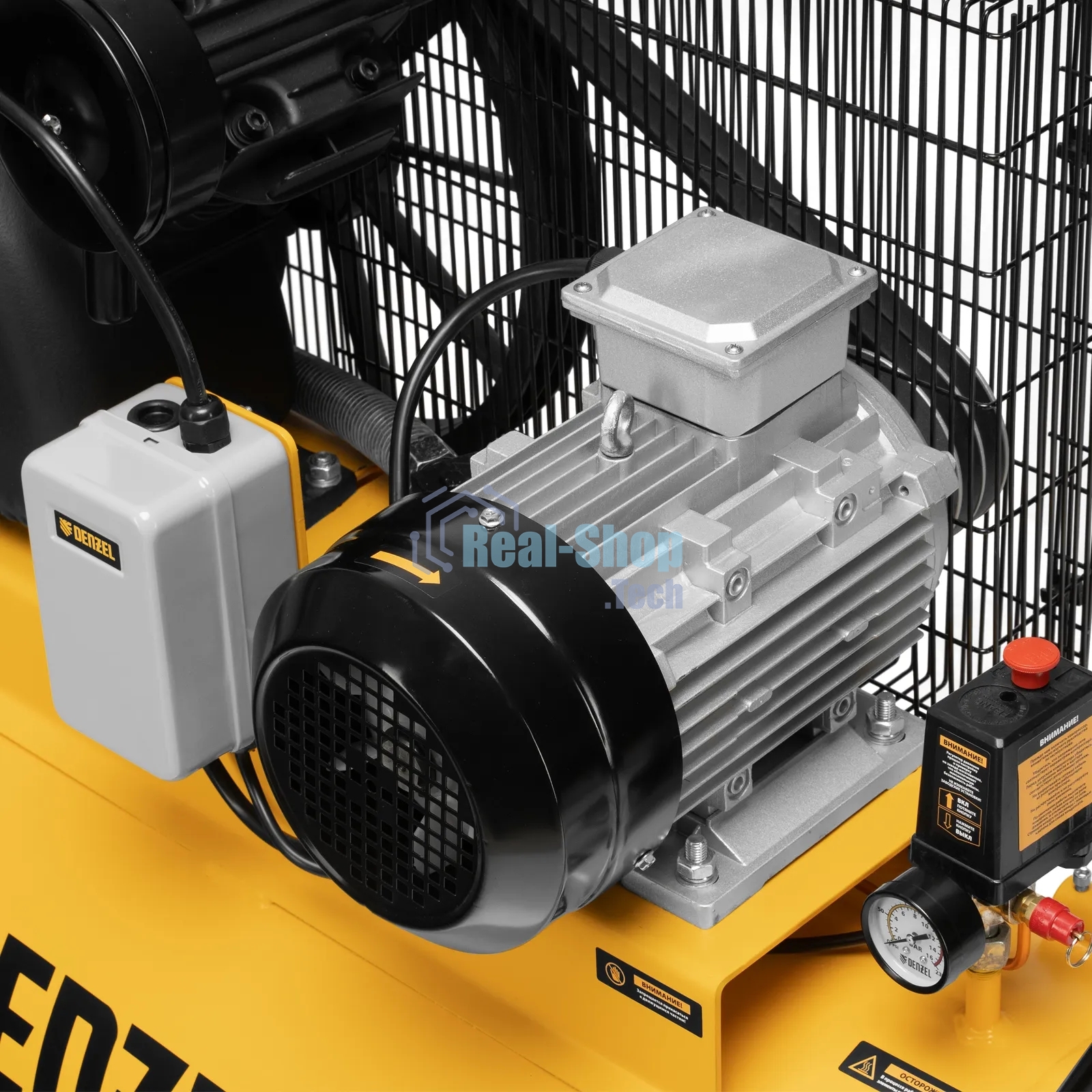 Компрессор воздушный Denzel рем. привод BCV 4000-T/200, 4,0 кВт, 200 литров, 690 л/мин