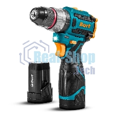 Дрель-шуруповерт Bort BAB-16U, Аккумуляторная, 16.8В, 2 АКБ, Кейс