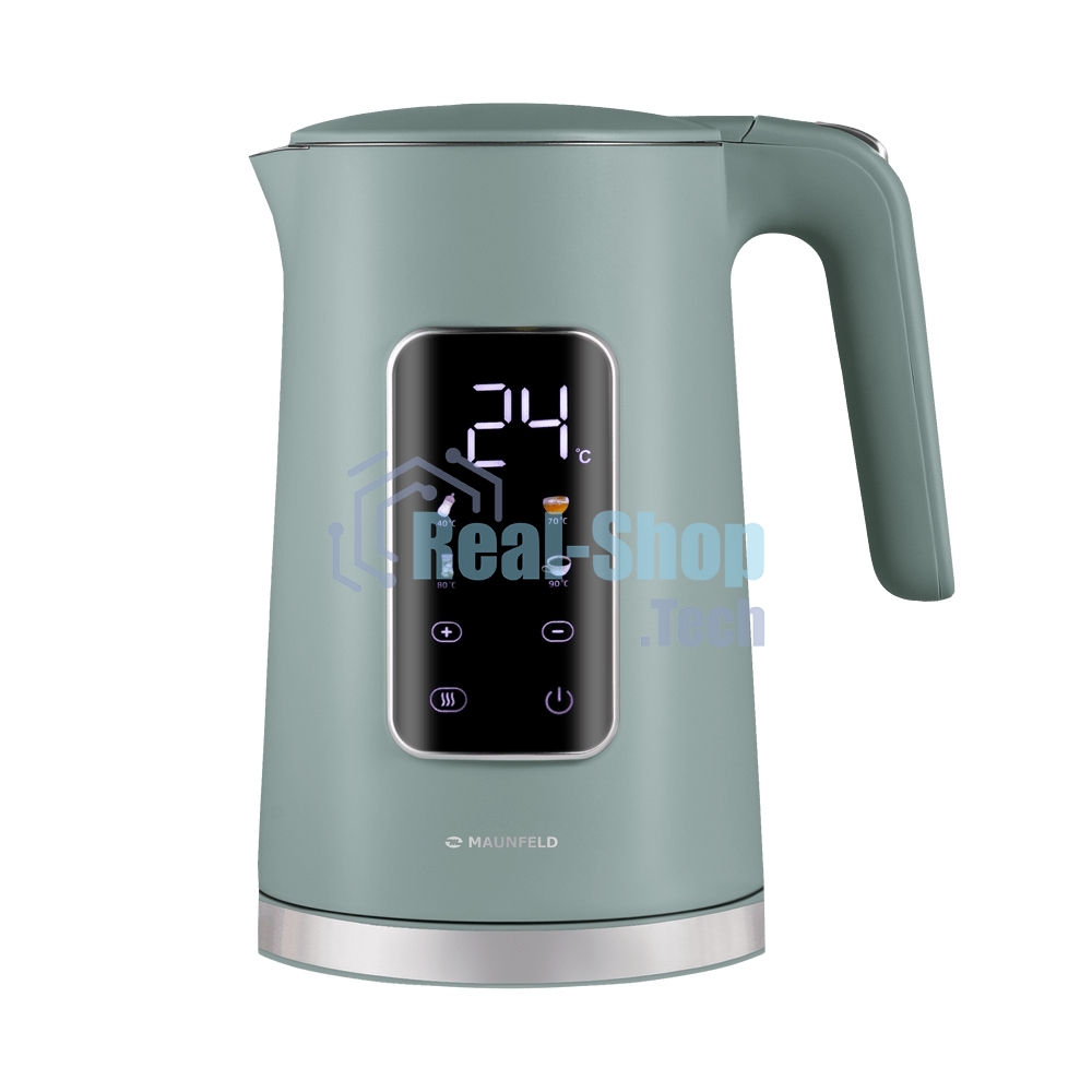 Чайник электрический Maunfeld MGK-635DGN зеленый, 1,7 л, 2200 Вт