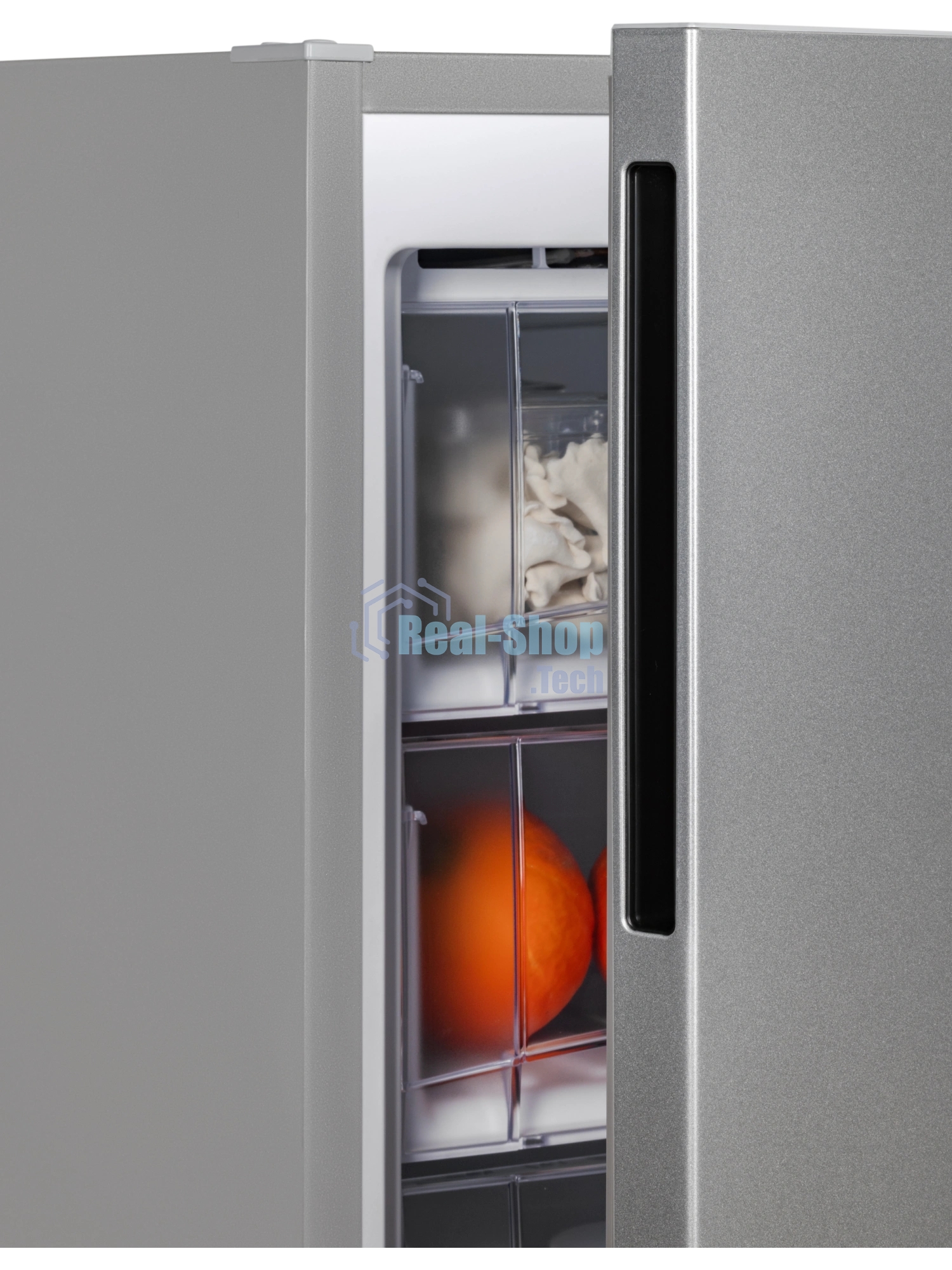 Морозильная камера NordFrost DF 263 SAP серебристый, 150л, 5 ящиков