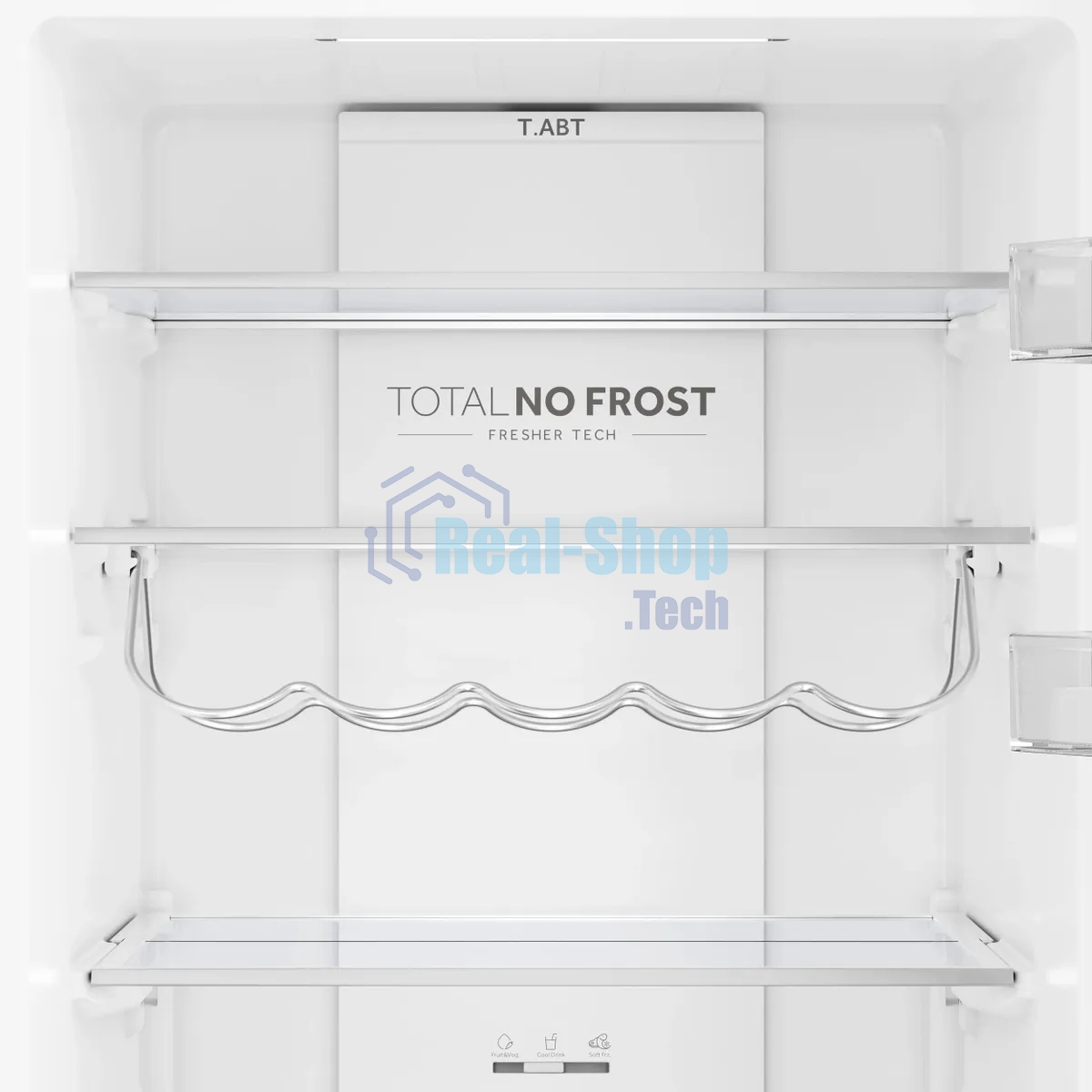 Холодильник Haier C2F636CCRGU1 бежевый, двухкамерный, 256/108л, морозилка снизу, No Frost