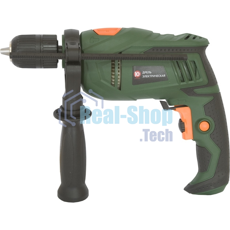 Дрель КАЛИБР ДЭ- 680ЕРУ+ 680Вт БЗП 13мм 0-2600об/мин рев удар