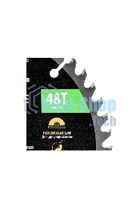 Пильный диск по дереву Denzel ф190 х 30 мм, 48 зубьев 733417