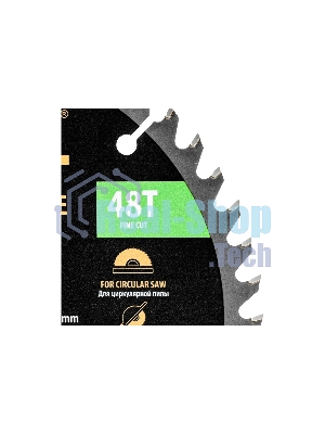 Пильный диск по дереву Denzel ф190 х 30 мм, 48 зубьев