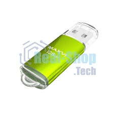 Флешка USB Maxvi MP green (FD128GbUSB20C10MP), 128Gb, USB 2.0, R/W 15/5, зеленый