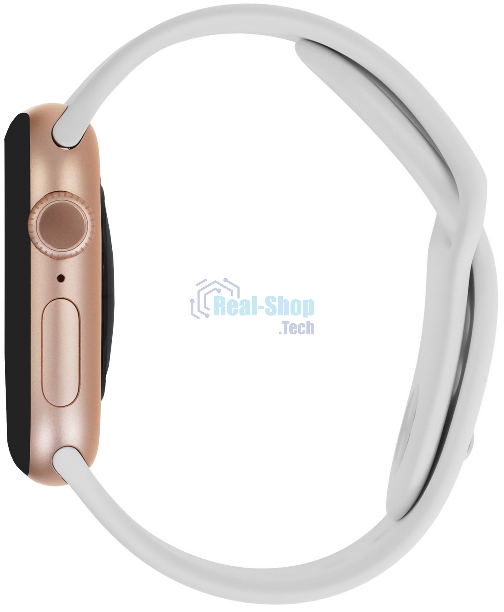 Умные часы Apple Watch Series 11 A3331 42мм OLED корп.розовое золото Sport Band рем.белый разм.брасл.:150-200мм (MEU44LW/A)