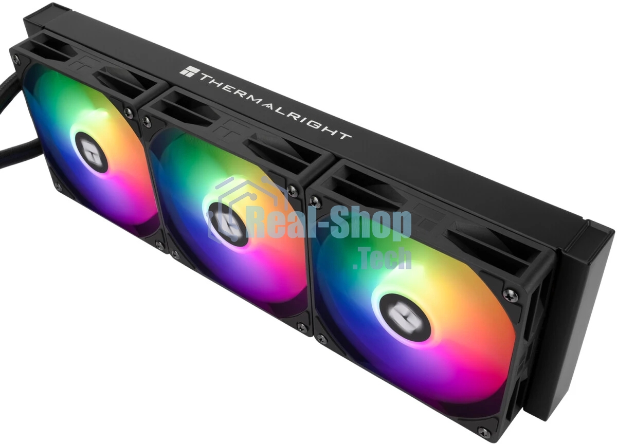 Система жидкостного охлаждения Thermalright Frozen Horizon 360 V2 ARGb Soc-AM5/AM4/1200/1700/1851 черный 4-pin 29.5dB Al Ret (F-HORIZON-360-BL-V2)