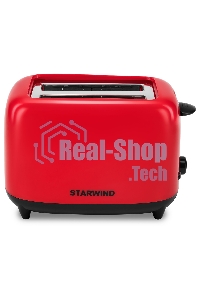 Тостер Starwind ST7003 700Вт красный/черный