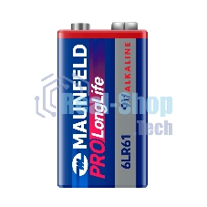 Батарейки Maunfeld PRO Long Life Alkaline 9V(6LR61) MB9-BL1, блистер 1 шт.