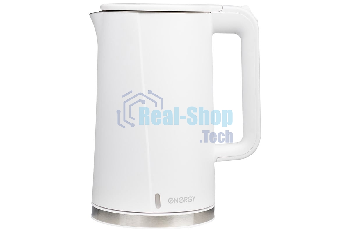 Чайник электрический Energy E-208 1.7л белый, двойной корпус