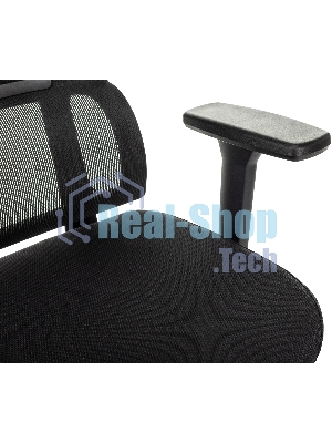 Кресло Бюрократ MC-711N-H черный, сетка, подголовник