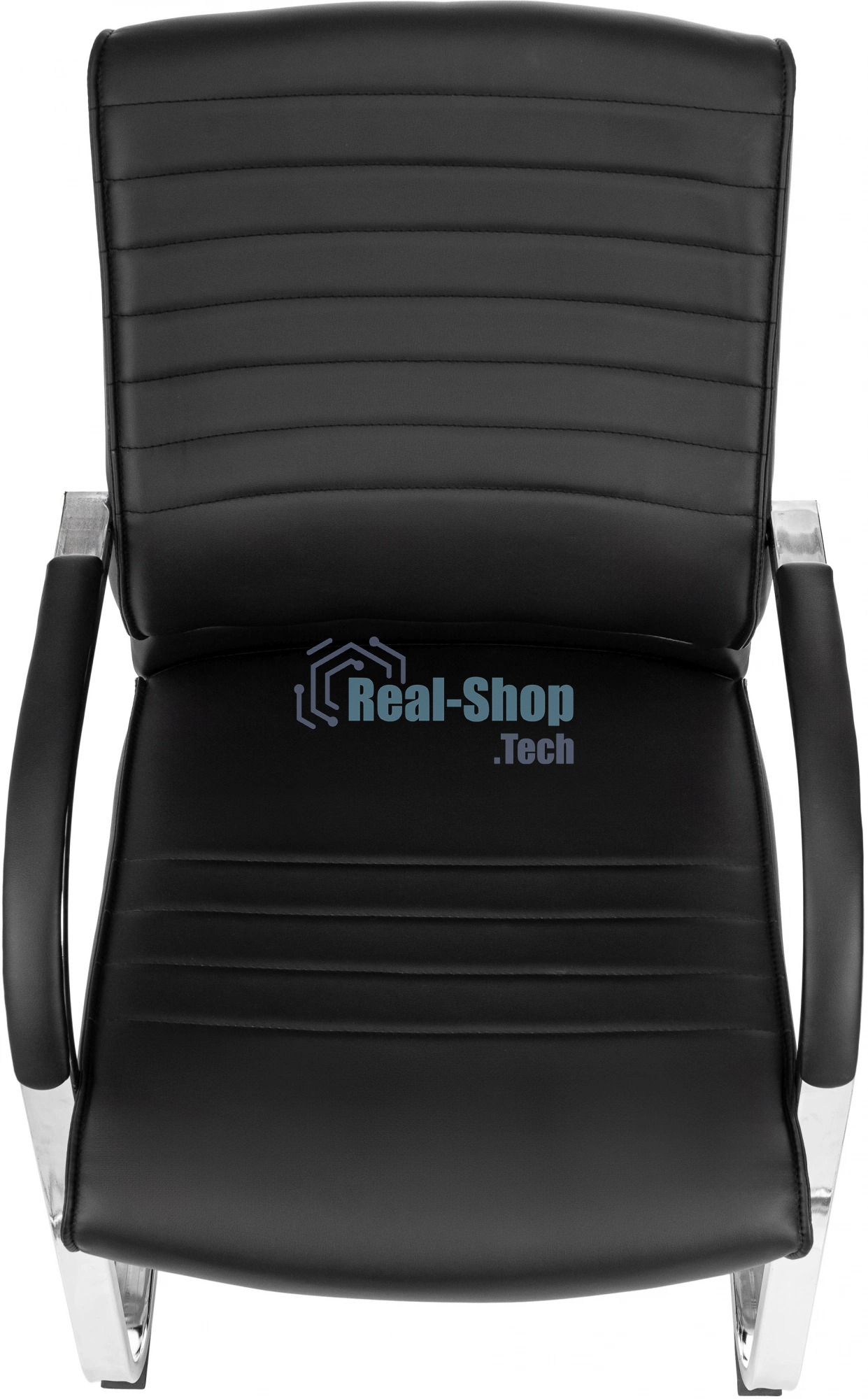 Кресло компьютерное Бюрократ T-8010-LOW-V/BLACK черный, искусственная кожа