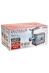 Мясорубка электрическая DELTA LUX DE-603M серый