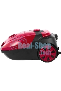 Пылесос Sharp ECKB19RR, красный/черный, 350/1900 Вт, уборка сухая, пылесборник мешок 2.3 л
