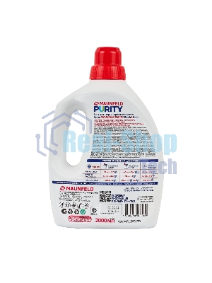 Гель для стирки Maunfeld Purity Black&Dark 2000 мл MWL2000PB