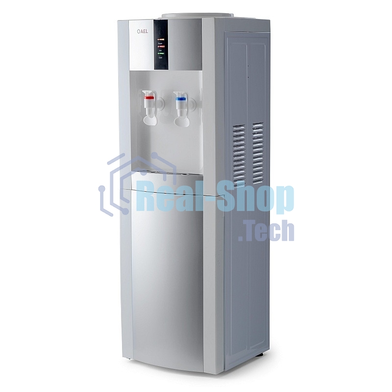 Кулер AEL LD-AEL-47 напольный электронный белый/серебристый