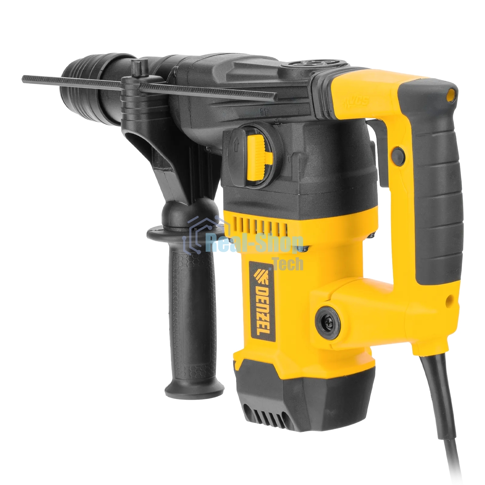 Перфоратор Denzel RHVB-1250-32, SDS-plus, 1250 Вт, 5,5 Дж, от сети