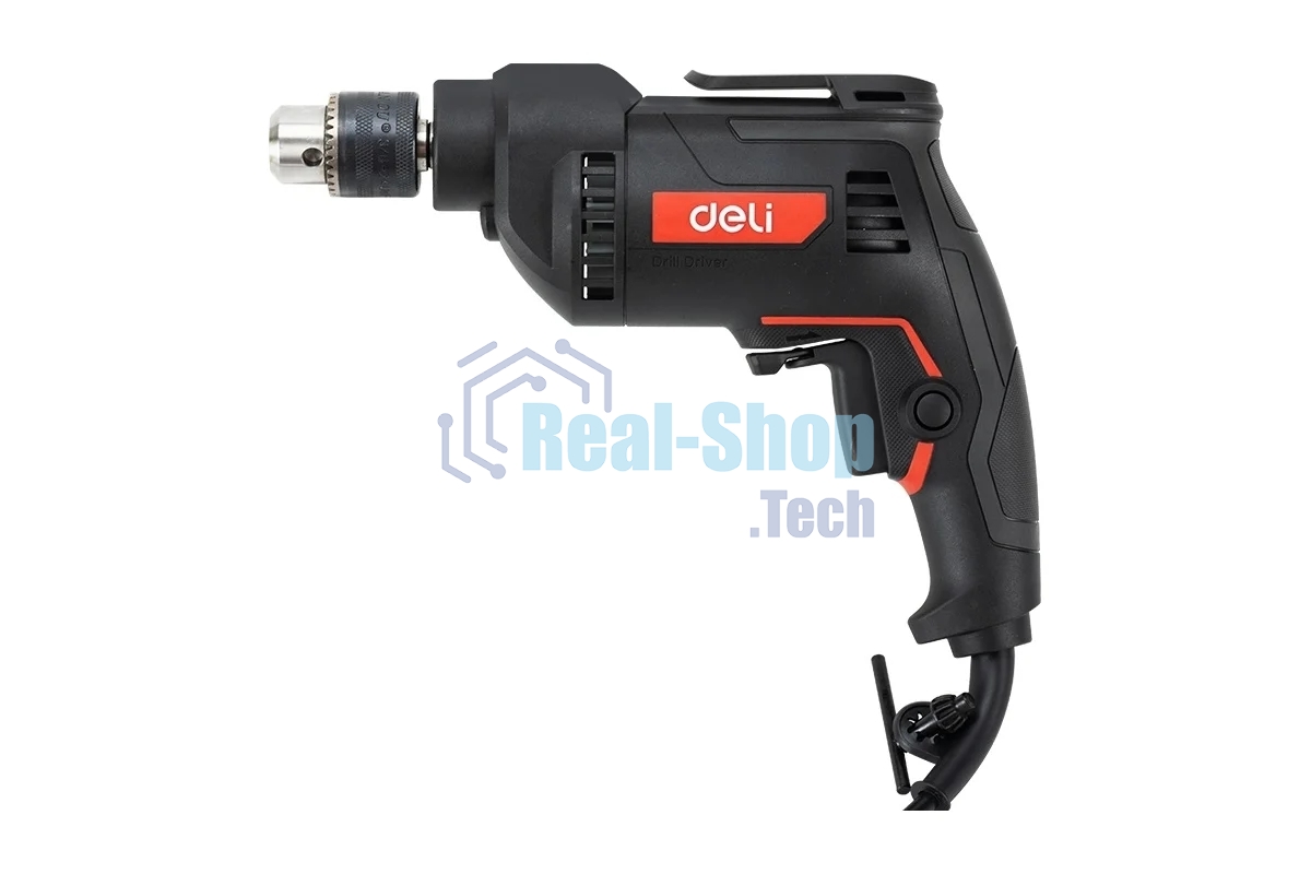 Дрель Deli DE-DZ10-2E, 500 Вт, сетевая, безударная