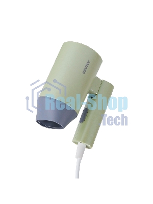 Фен Centek CT-2203 зеленый, 1600 Вт, компактный, ионизация
