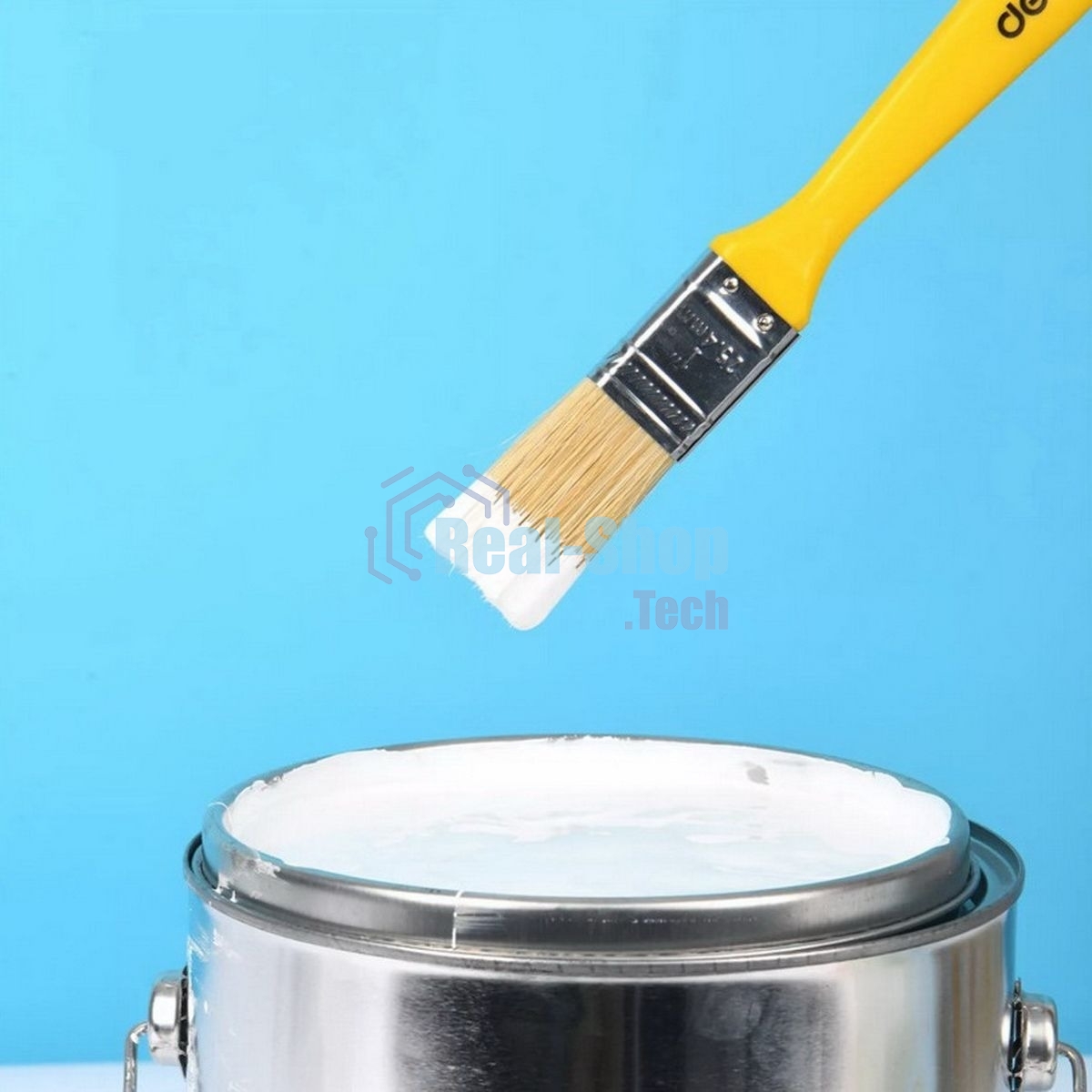 Кисть малярная с пластиковой ручкой Deli DL509111 25мм, натуральная щетина