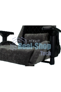 Кресло игровое Бюрократ VIKING 7 KNIGHT B FABRIC черный текстиль/эко.кожа крестовина металл/пластик