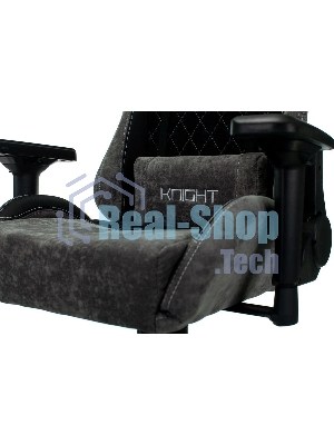Кресло Бюрократ VIKING 7 KNIGHT B FABRIC черный, ткань, 120 кг, механизм качания